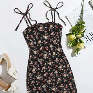 Floral mini dress